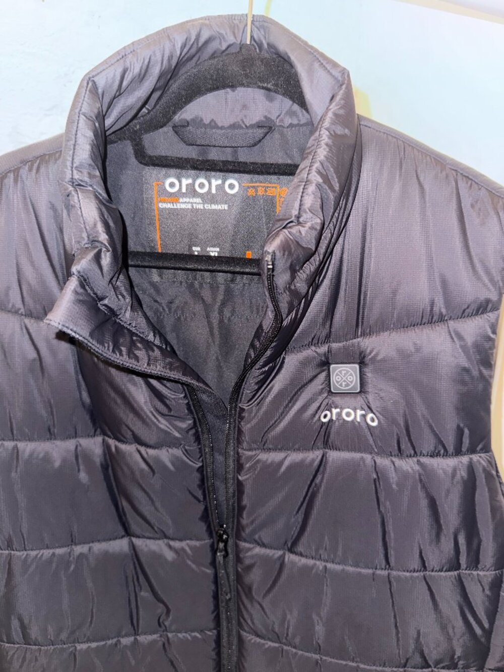 Ororo Heated Puffer Vest Black Size L / XL